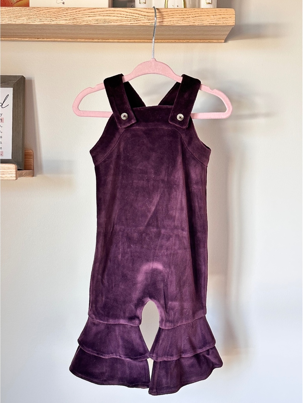 NWT Kate Quinn Anne Jumpsuit | Turnip Sz 3-6m | Organic Cotton Velour